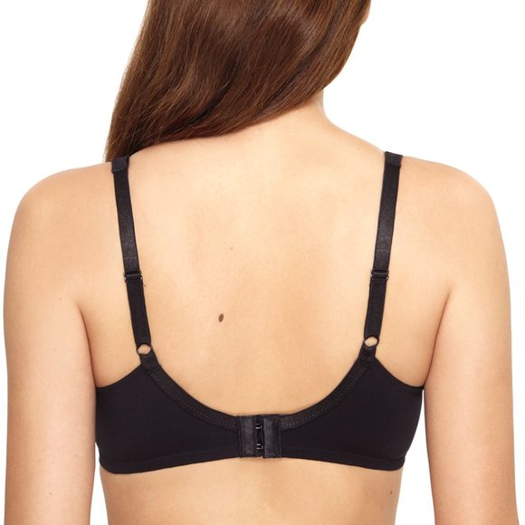 NWT Wacoal Women's First Instinct Full Figure Smooth Underwire Bra 44D Blk - Picture 4 of 6